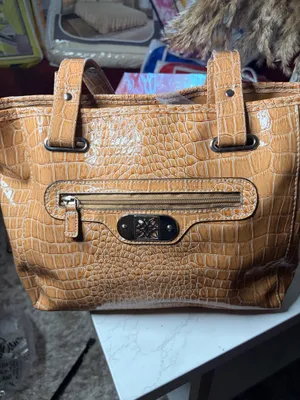 & Other Stories Women's Tan Croc Embossed Tote Bag thumbnail 2