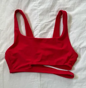 Target Red Cut-Out Bikini Top thumbnail 1