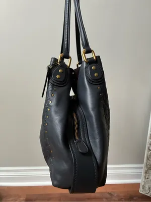 Coach Edie Shoulder Bag 31 In Signature Leather With Rivets thumbnail 4