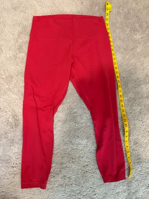 Lululemon Red Align Leggings thumbnail 3