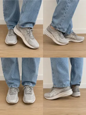 Asics Light Gray Athletic Sneakers thumbnail 2