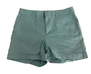 A New Day Womens Stretch Chino Shorts Light Teal Blue Size‎ 6 Mid Rise Casual Summer thumbnail 1