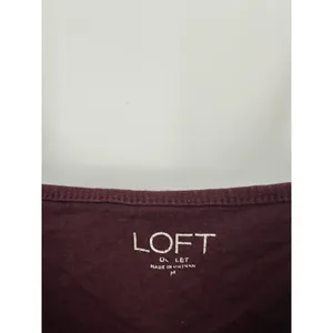Loft Womens Purple Cami Tank Top Size M Lace Y2K‎ Stretch Preppy Romantic Dainty thumbnail 6