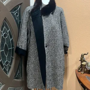 Real clothes sanyo carat alpaca coat thumbnail 2