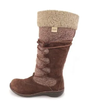 Women's UGG Torrey Brown Winter Boots Mid Calf thumbnail 1
