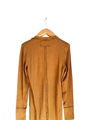 Free People We The Free Gia ribbed cardigan sweater dress in tobacco brown NWT thumbnail 8