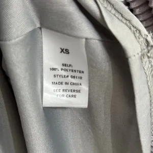 Baltic Born Athena Pleated Maxi Dress Silver Size XS New thumbnail 7