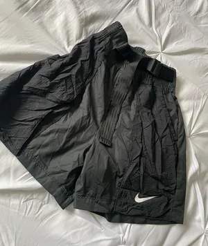Nike Black Quilted Athletic Shorts thumbnail 1