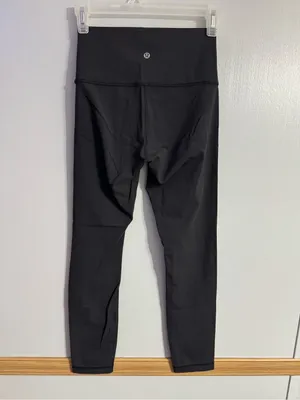 lululemon athletica Black High Waist Workout Leggings Size 4 thumbnail 2
