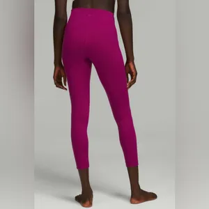 Lululemon InStill High Rise 25” Tights Leggings Magenta Purple Size 10 thumbnail 2