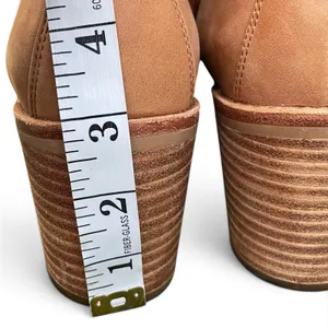 Ugg Oriana Boots Chestnut/Tan Sz 8.5 Side Zip Lace Up Western Prairie Fall thumbnail 14