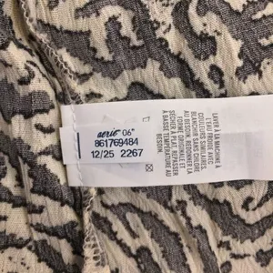 NWT Aerie Button Front Maxi Dress xxl smocked gray animal print thumbnail 10