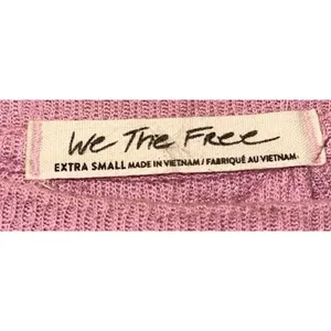 Free People We the free pink long sleeve thumbnail 2