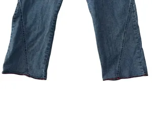 Women's Blue Flare Jeans with Red Dragonfly Patch Size undefined thumbnail 7