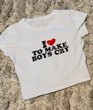 I Love To Make Boys Cry Shirt thumbnail 1