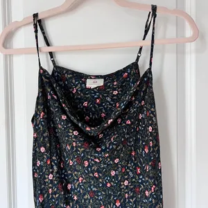 AG Adriano Goldschmied Women’s Blue Gia Floral Sleeveless‎ Midi Dress Size Small thumbnail 4