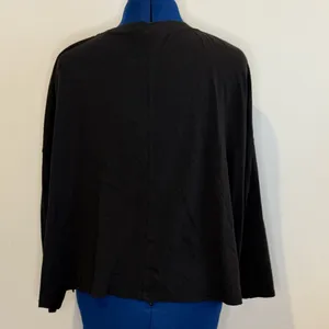 Ariat Black Top with Leopard Print Design thumbnail 4