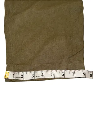 Old Navy Women’s Olive Green Linen Pants size large NWT thumbnail 8