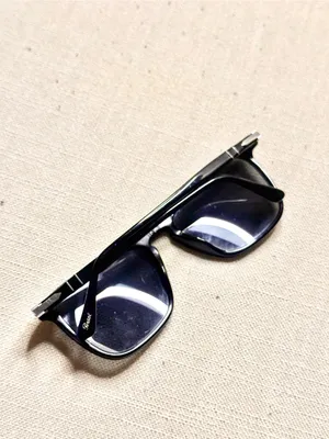 Persol PO3225S 95/31 Black Rectangle Sunglasses Handmade in Italy thumbnail 14