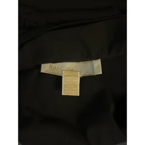 Michael‎ Kors Black Ruched Side Drawstring T-Shirt Dress MK Logo thumbnail 10