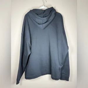 NWT SKIMS Fleece Lounge Relaxed Zip Up Hoodie Onyx Black Sweatshirt Medium $98 thumbnail 11