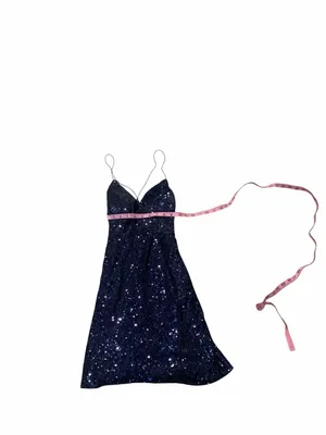 HELLO MOLLY strappy blue sequin dress thumbnail 2