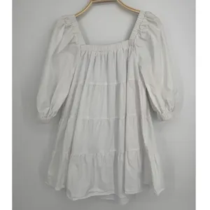 Tuckernuck Pomander Place Halile Dress XS White Tiered Mini Coastal Preppy thumbnail 5