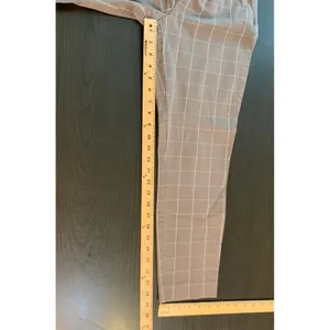 A New Day Brown Windowpane Plaid Skinny Ankle Pants Womens‎ 8 High Rise Stretch thumbnail 7