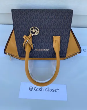 Michael Kors SM Avril Top-Zip Satchel | Purse | Handbag - Marigold thumbnail 7