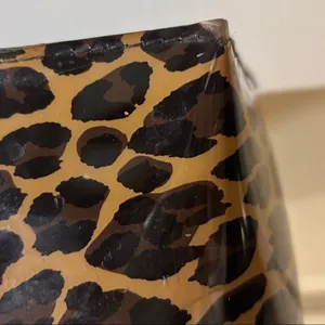 Bloomingdale’S Cheetah Print Patent Leather Mini Tote Bag Preloved thumbnail 6