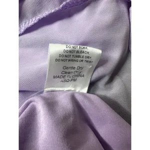 Womens Lg Lavender Ruched Cowl Neck Maxi Gown Sleeveless Purple Sexy Long Dress thumbnail 10