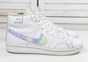 Nike Court Royale 2 Mid Top Sneakers White Multi‎ Women's 7 DD9670-100 thumbnail 1
