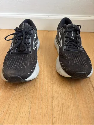 Womens Size 10 Brooks Glycerin GTS 20 Shoes Black/White Road Running Sneakers thumbnail 2