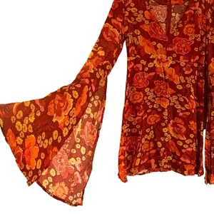 NWT Cider Retro Blossom Floral Mini Dress Small thumbnail 4