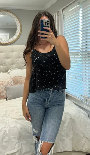 Hollister Black Star Top thumbnail 1