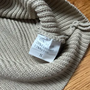 Cropped cotton sweater sleeveless thumbnail 4