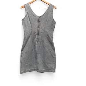 Vintage Fads Sleeveless Denim Mini Dress Size 6 Western Summer Casual Retro‎ thumbnail 2