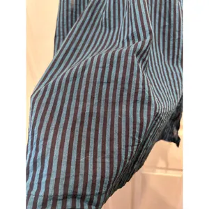 Lou & Grey‎ Womens Teal Black Striped Cotton Tank Top Scoop Neck Large Lagenlook thumbnail 4