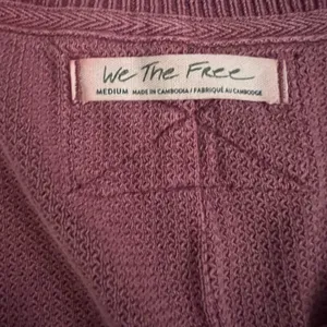 We The Free Asher Thermal Knit Oversized Shirt – Plum – Size Medium thumbnail 5