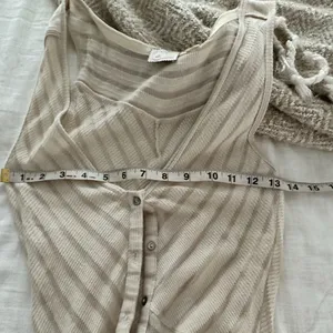 Anthropologie Postmark Sandstripe Duster Cardigan Sleeveless thumbnail 3