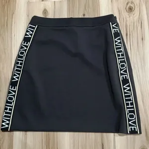 Maje Just With Love Neoprene Mini Skirt Women’s Large (3) thumbnail 2