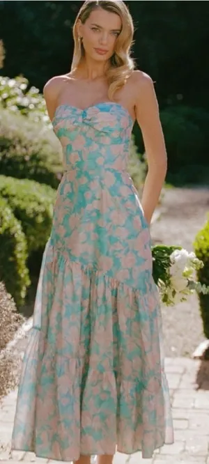 NWT Hutch Phoebe Floral Strapless Corset‎ Dress with pockets 6 thumbnail 1