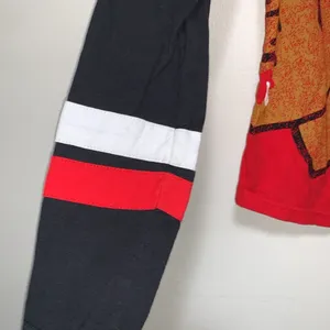 Majestic NHL Chicago Blackhawks women Indian hockey long sleeve shirt sz SMALL thumbnail 6
