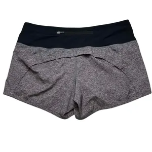 Lululemon Run Times Mid-Rise Short 4" Heather Lux Multi Black thumbnail 4