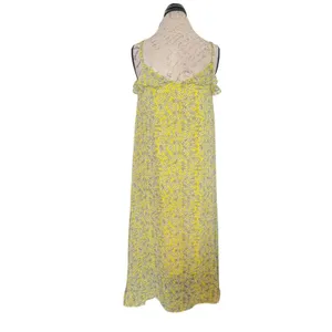 Who What Wear Women's Dress Sz Small Floral Maxi Ruffled Cottage Core Summer thumbnail 8