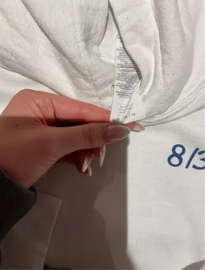 Gildan Super cute blue and white date hoodie thumbnail 3