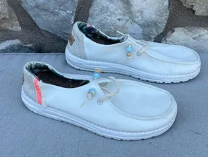 Hey Dude Wendy Natural "Salt" Slip-On Shoes size 8 thumbnail 6