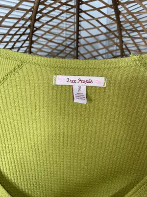 Free People Women’s Thermal Long Sleeve Top Size Small thumbnail 8