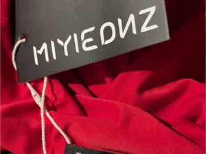 New! Red Halter Ruched Cocktail Dress thumbnail 3