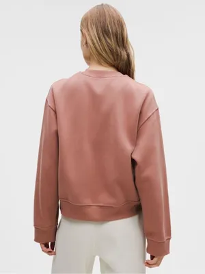 Lululemon Women’s Steady State Oversized Crew Sweatshirt Red Clay Large NWT thumbnail 2